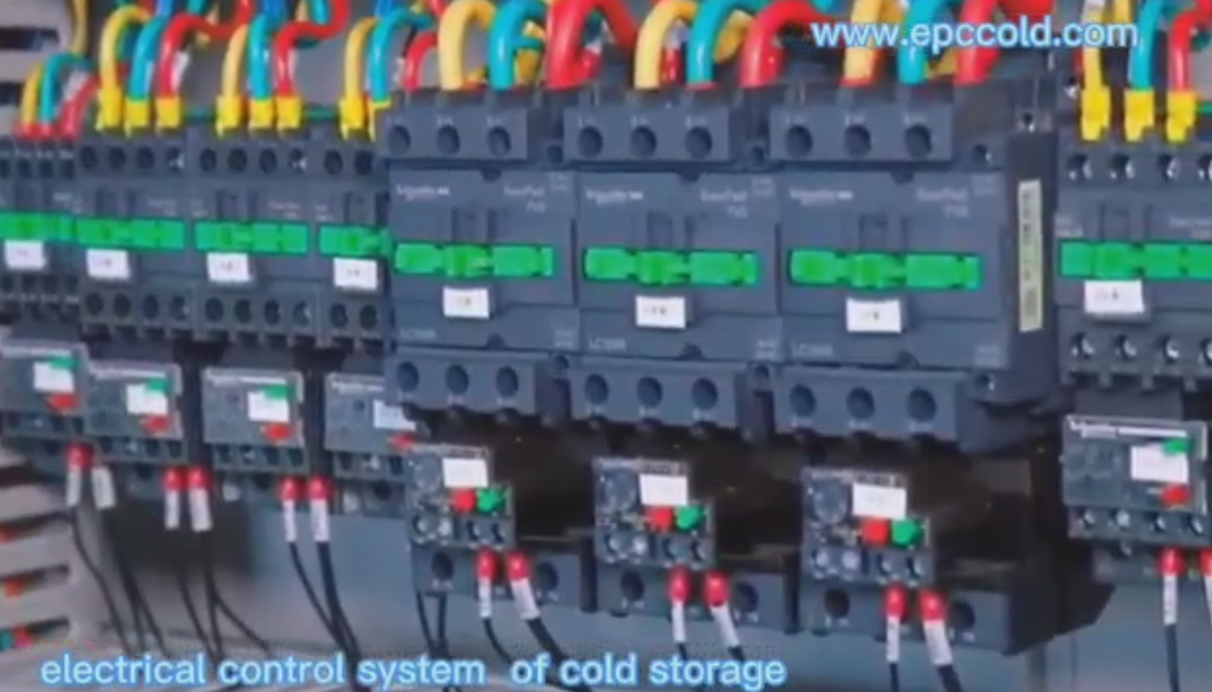 Electrical control system of cold storage